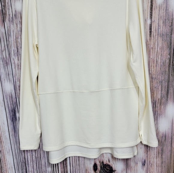 𝅺Anybody Cream Plush Terry Hooded Pullover - Picture 4 of 14